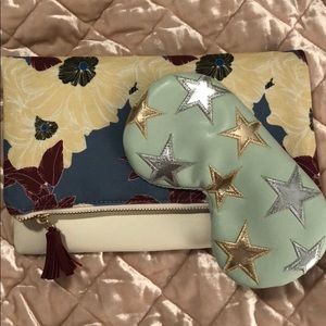 Free People cooling night mask and clutch bundle
